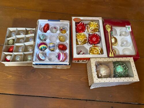 Vintage Glass Christmas Ornaments