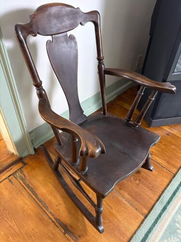 Sikes Chair Company Wooden Rocking Chair