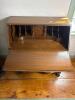 Mahogany Serpentine Front Fall-Front Secretary Desk - 2
