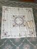 Embroidered Tablecloth with Matching Napkins