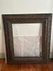 Two Large Carved Wood Picture Frames