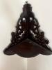 Victorian-Style Wooden Corner Wall Shelf - 2