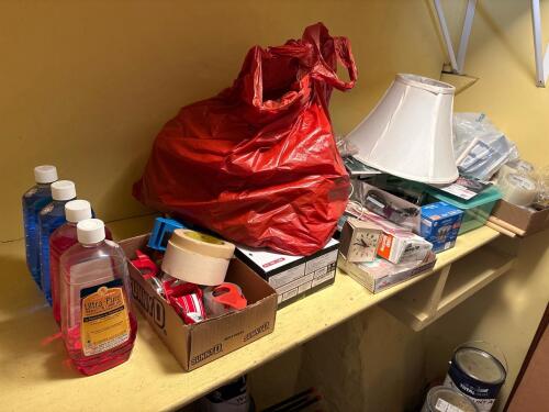 Closet Lot of Assorted Household Items