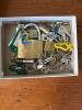 Assorted Padlocks With Keys and Magnetic Key Holders - 2