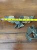 Three Brass Eagle Wall Plaques in Colonial-Style - 3