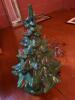 Ceramic Lighted Christmas Tree With Multicolor Bulbs - 3