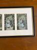 9" x 28" Framed Victorian-Style Courtship Lithograph Postcard Set - 4