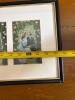 9" x 28" Framed Victorian-Style Courtship Lithograph Postcard Set - 6