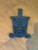 Six Cast Iron Trivets with Decorative Patterns - 11