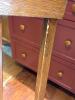 Pair of Oak Side Chairs With Tapered Backs - 4