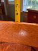 Pair of Oak Side Chairs With Tapered Backs - 17