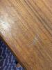 Rectangular Solid Wood Trestle Dining Table - 8
