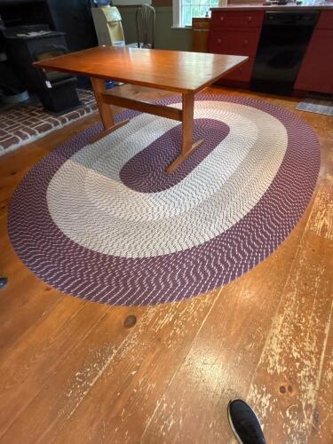 Braided Wool Oval Rug