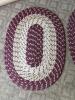 Pair of Braided Oval Rugs - 2