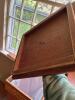 Hand-Made Wooden Waste Bin With Decorative Trim - 3
