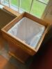 Hand-Made Wooden Waste Bin With Decorative Trim - 4