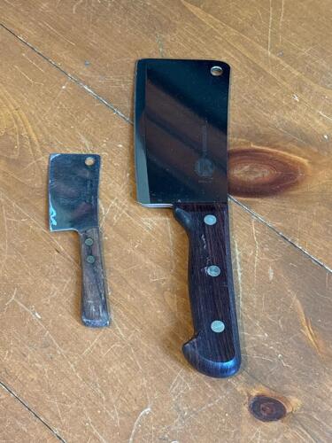 Vintage Stainless Steel Mini Cleavers Includes RH Forschner