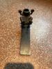 Frog Doorstop Cast Metal and Wood - 2