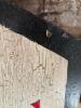 Hand Painted Wooden Red House Sign c. 1734-Style - 4