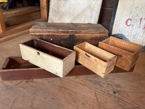 Vintage Wooden Boxes