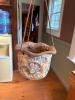 Pair of Handcrafted Stoneware Hanging Planters - 9