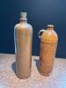 Stoneware Liquor Bottles With Handle and Cork Stopper