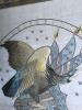 Framed Embroidered Patriotic Eagle Textile - 4