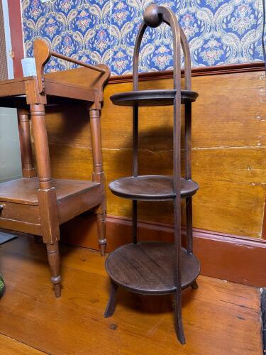 Vintage Three-Tier Muffin/Pie Stand