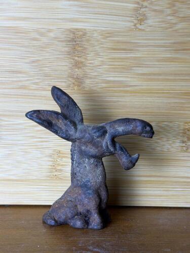 Small Rustic Cast Iron Donkey