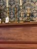 Brass Candlesticks and Hurricane Lamp with Snuffers - 8