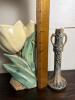 McCoy Pottery Vase and Weller Pottery Bud Vase - 8