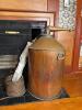 Copper Moonshine Still with Coil Condenser, Rustic Style