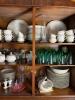 Mikasa Ivory China Richelieu Dinnerware Set and Hutch Contents