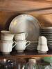 Mikasa Ivory China Richelieu Dinnerware Set and Hutch Contents - 4