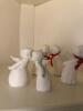 Porcelain Angel Figurines Napcoware and Schmid Bros Japan - 2