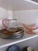 Depression Glass and Pitcher - 7