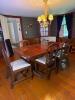 Dining Table and Chairs in the Hepplewhite Style