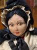 Cloth Doll in Folk Costume with Bonnet and Apron - 3