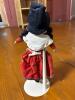Cloth Doll in Folk Costume with Bonnet and Apron - 4