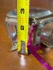 Antique-Style Glass and Brass Jewelry Caskets with Tufted Liners - 2
