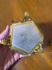 Antique-Style Glass and Brass Jewelry Caskets with Tufted Liners - 6