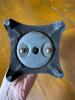 Antique Hat Stand With Green Felt Top and Cast Iron Base - 3