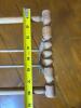 Antique-Style Wooden Towel Rack With Turned Spindle Sides - 3