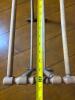 Antique-Style Wooden Towel Rack With Turned Spindle Sides - 4