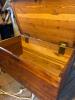 Cedar Storage Chest With Brass Hinges - 3