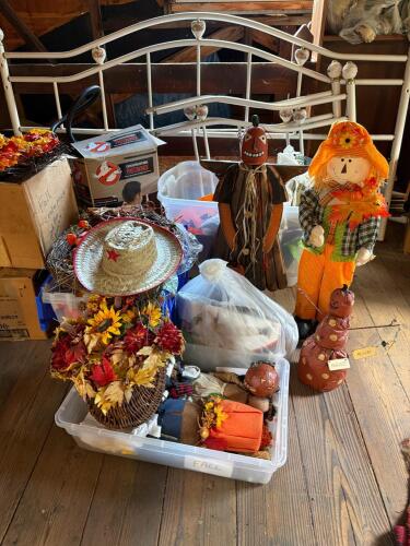 Large Halloween and Fall Decorative Lot