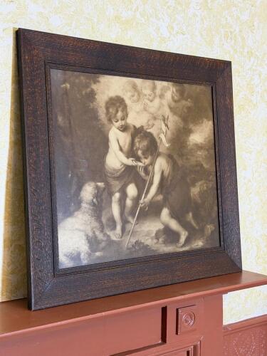 23X26" "Los Ni&ntilde;os de la Concha" Sepia Print