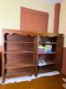 Wooden Bookcases With Scalloped Trim