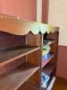 Wooden Bookcases With Scalloped Trim - 5
