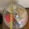 HUGE Assortment of Buttons & Yarn in Glass Jar - 7